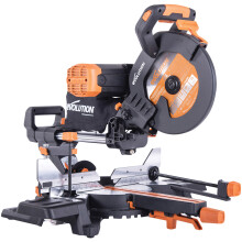 Evolution 053-0001C R255SMS-DB+ Multi-Material Sliding Mitre Saw 255mm 2000W 240V EVLR255SMSDB