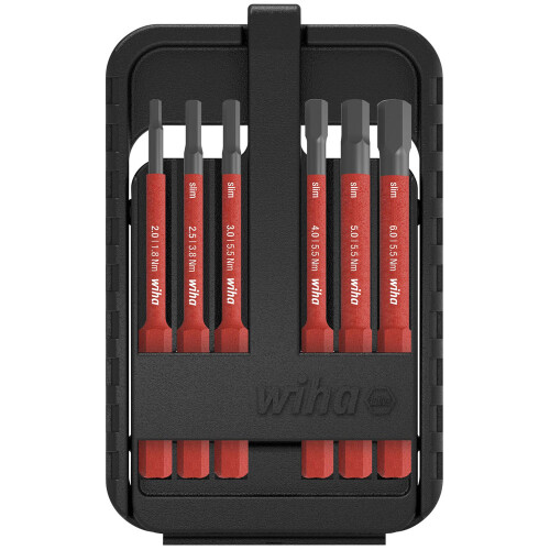 Wiha Wiha - slimBit electric Hex Bit Set, 7 Piece