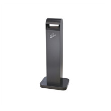 Outdoor Ash Cans Stainless Steel Vertical Villa Cigarette Butt Receptacle