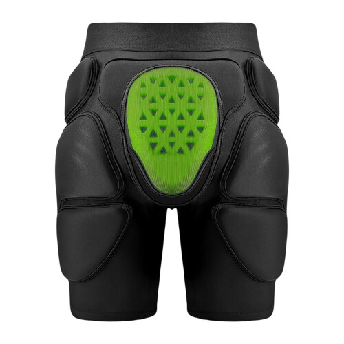 Flaring Shorts, Multidirectional Padding, Shock Absorption, Breathable Lycra with EVA Padding for Skating 0XL