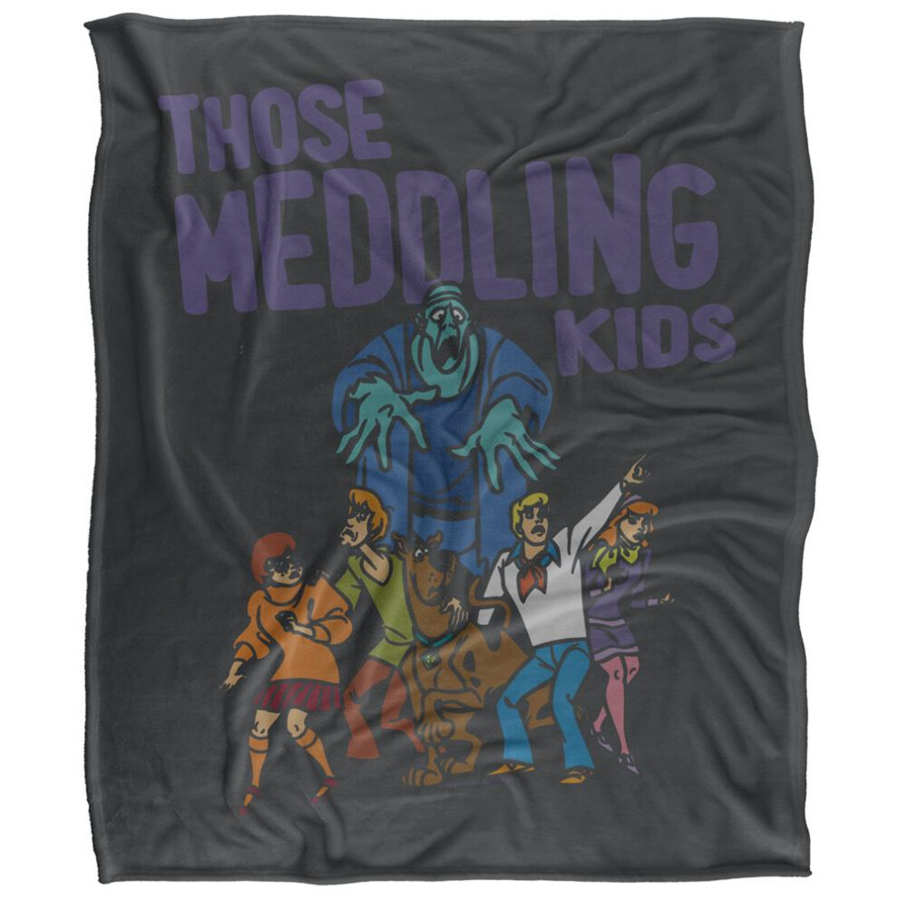 Scooby Doo Meddling Kids Zombie Blanket Multicoloured