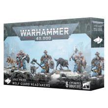 Games Workshop Warhammer 40k Space Wolves: Wolf Guard Headtakers 53-29 - Tabletop Miniatures Wargame