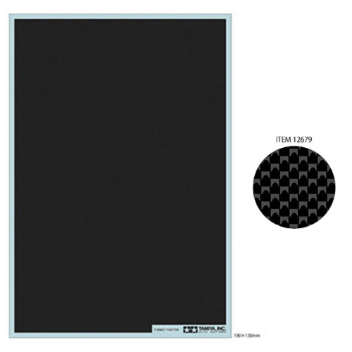 Tamiya TAMIYA 12679 Carbon Decal Plain Weave - Fine 1:24 Model Kit Accessory
