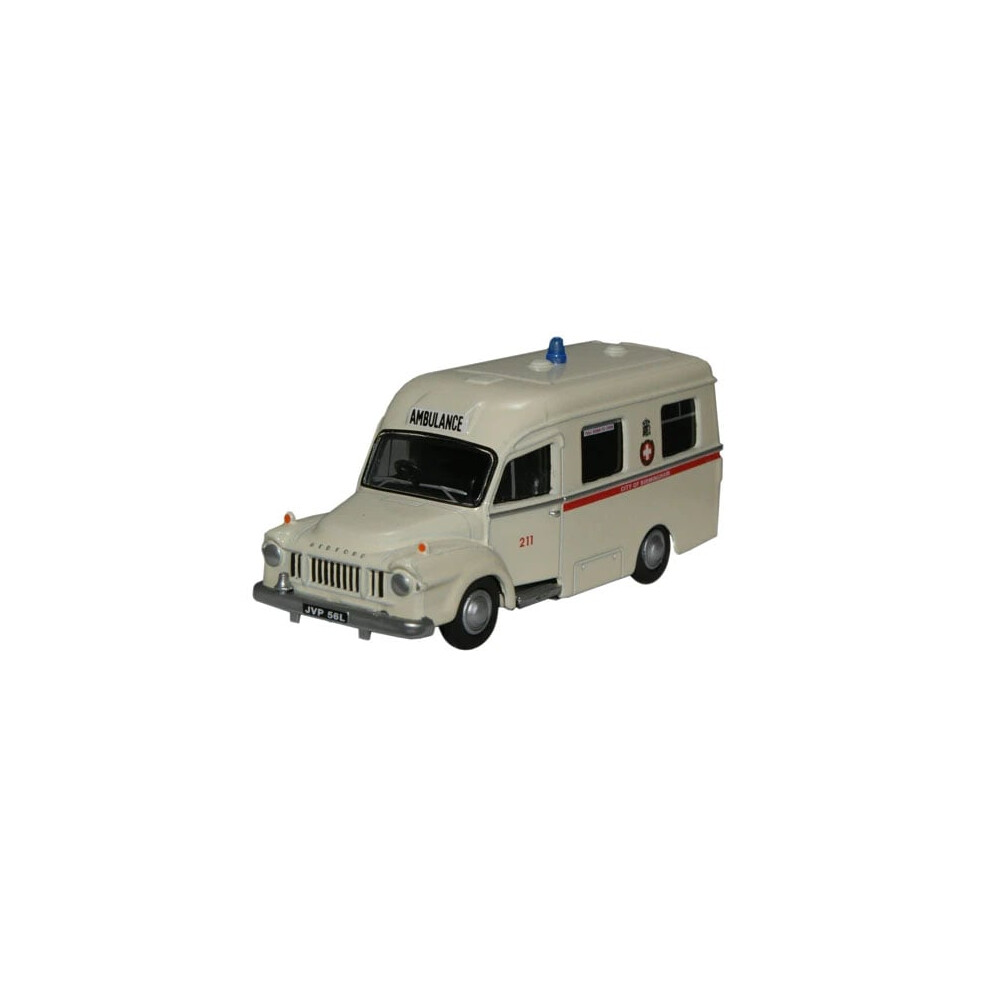 Oxford Diecast 76Bed002 Bedford Lomas J1 Lomas Birmingham Ambulance