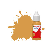 Humbrol DB0063 No 63 Sand Matt Acrylic Paint 14ml dropper bottle