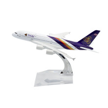 (TM) 1:400 16cm Air Bus A380 Thai Airways Metal Airplane Model Toy Aircraft Model