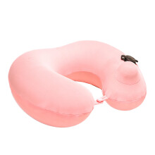 Pernă de călătorie inovatoare, ușor de umplut, cu formă ergonomică pentru suport personalizat pentru gât, se împachetează ușor în orice