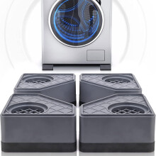 Stable Washer Support, Non-Slip Pads For Appliances, Anti Vibration Rubber Pads Shock And Noise Cancelling, Easy To Install Washer Dryer Pedestals,