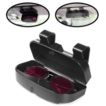 Husă de depozitare pentru ochelari, interior din flanel care oferă protecție delicată, sloturi duble pentru carduri pentru confort suplimentar,