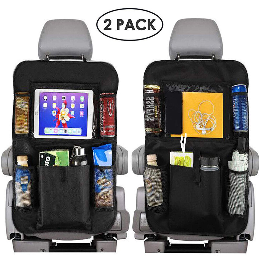 Car Companion, Versatile Pockets For Your Every Need, Clear Ipad Holder For Endless Entertainment, Waterproof Back Seat Protector For Peace Of Mind, 9190834594866