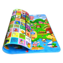 Tapete infantil para atividades divertidas, feito de material atóxico e inodoro que garante segurança, superfície macia e aveludada que