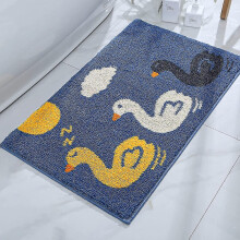 Ideal Bath Mat for Children's Bedrooms, Non-Slip Bathroom Rug Mat with Cute Cartoon Duck, Reduces Injury Probability
