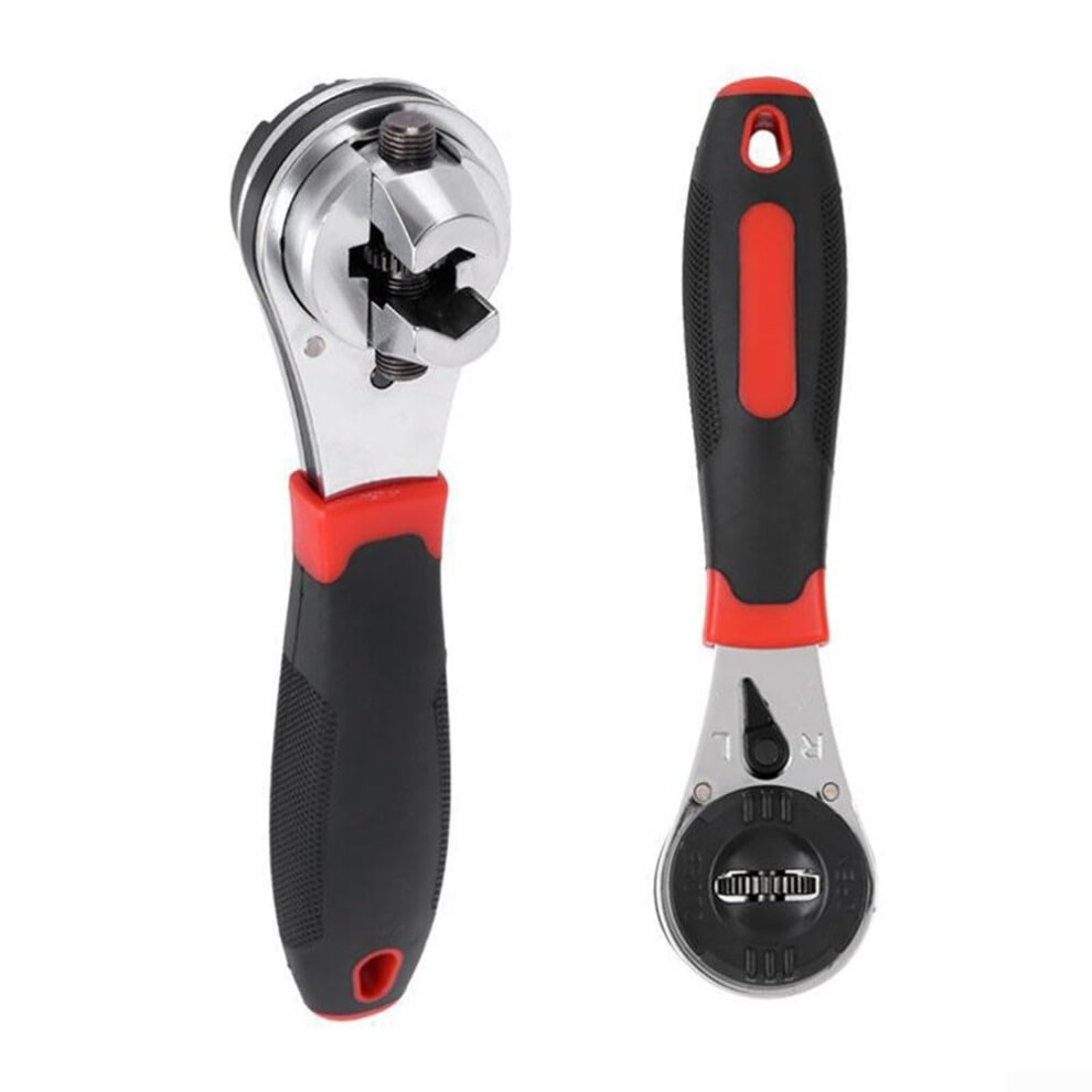 Hand Ratchet Wrench Adjustable Tool For Metric 622 Millimeters And Inches 1/47/8 Socket Wrench Set 9412369047236