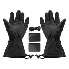 Guantes impermeables para pantallas táctiles para clima frío, guantes eléctricos calefactables con aislamiento térmico alimentado por batería,