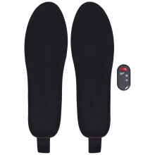 Semelle chauffante avec chauffage en fibre de carbone, chausson de ski rechargeable à trois niveaux réglables et fonctionnant sur batterie, idéal