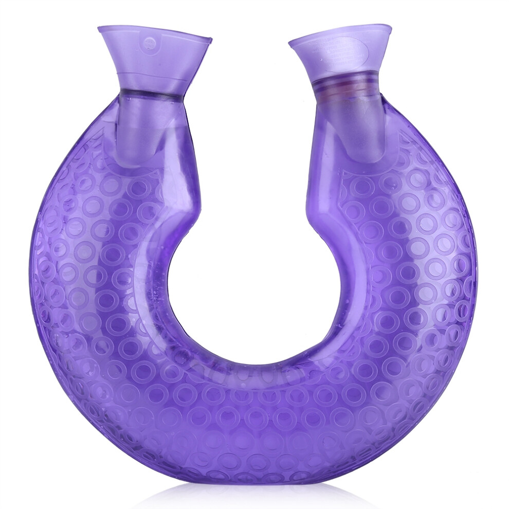 Hot Water Bottle U Shaped Neck Warmer Heat Therapy Pain Relief Premium Material Explosion Proof Reusable Practical Sturdy For Cold Winter