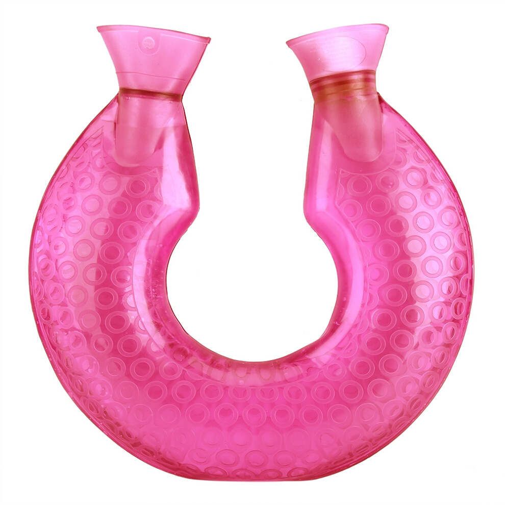 Hot Water Bottle U Shaped Neck Warmer Heat Therapy Pain Relief Premium Material Explosion Proof Reusable Practical Sturdy For Cold Winter