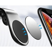 Ultra stabil magnetisk telefonholder til luftventil, lås telefonen fast med elegant professionelt design til sikker og stilfuld rejse,