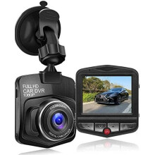 1080P Full HD Dash Cam, fordons-DVR med dubbla objektiv, mörkerseende, antivibrations-OSD, för oavbruten övervakning dygnet runt