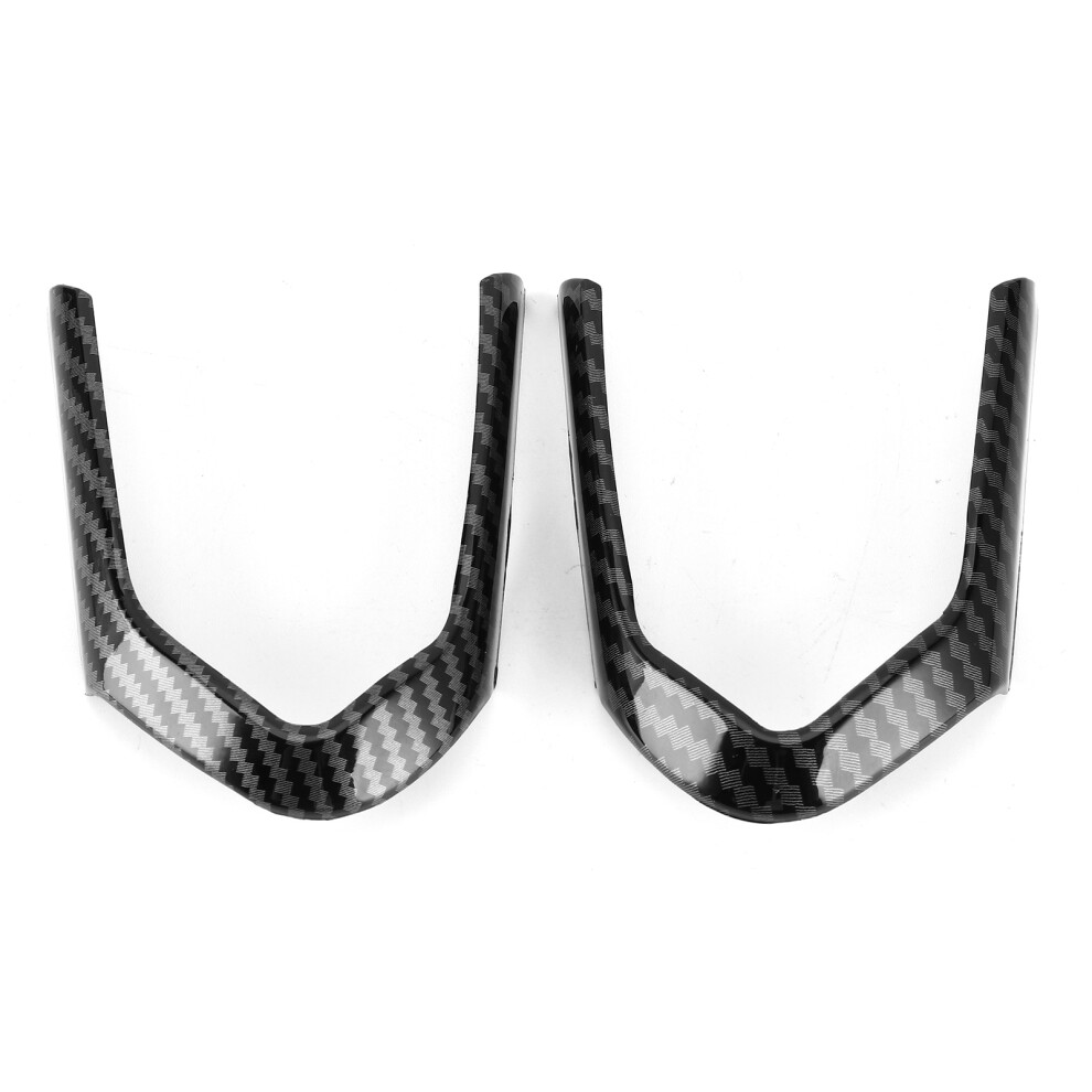 Steering Button Cover Trim For 5 Series F10 F18 2013-2017, Carbon Fiber Steering Button Cover Trim High Quality Abs Plastic Car Accessories, Fashion 9358999001470