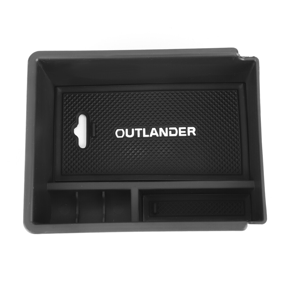 Console Organizer Tray For Mitsubishi Outlander 2019-2020, Durable Abs Plastic Armrest Storage Box With Easy Installation, Center Console Organizer 9138057977066