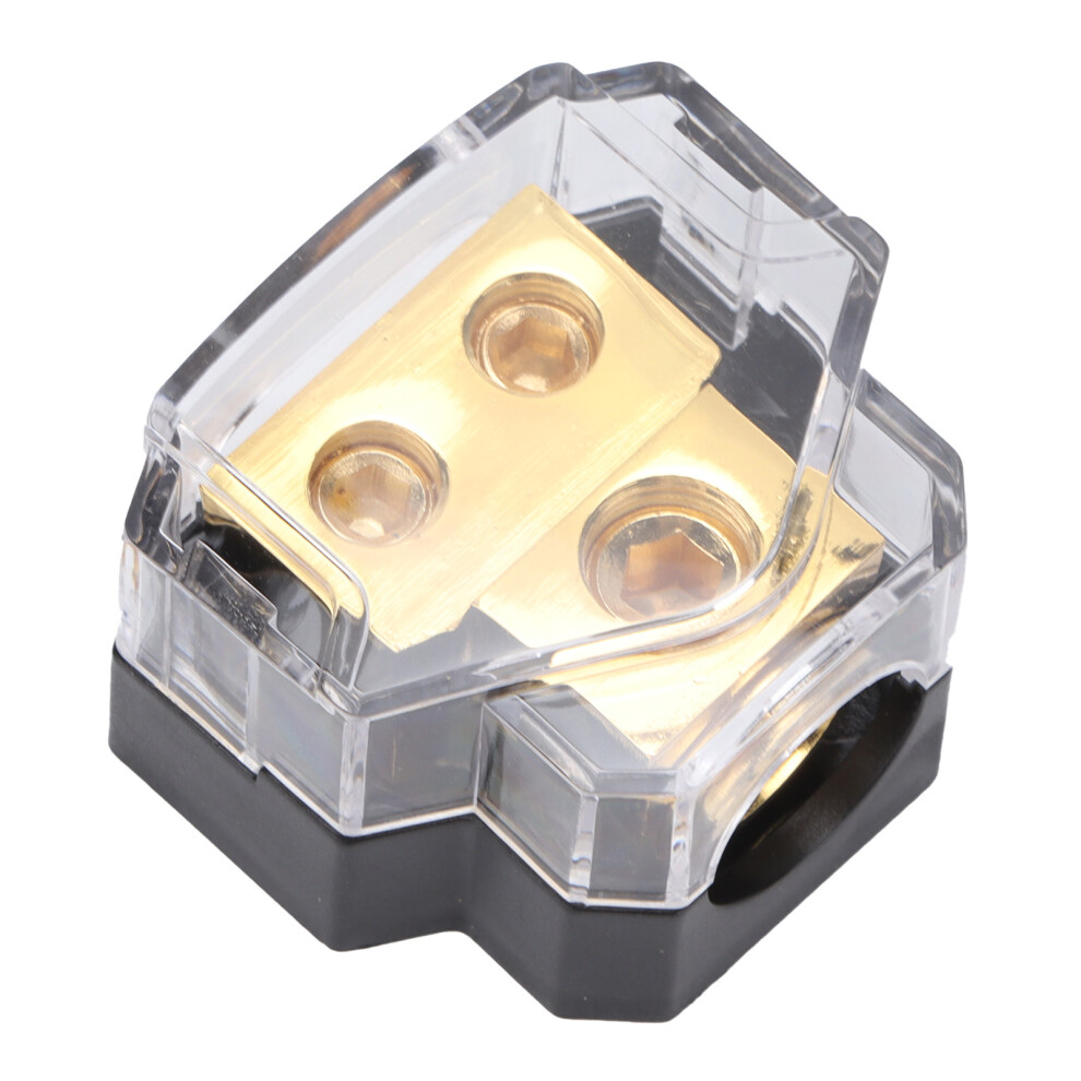 Power Distribution Block For Car Audio Splitter Amplifier, 2 Way Power Distribution Connecting Block With Corrosion Resistance And Durable 9482726494119