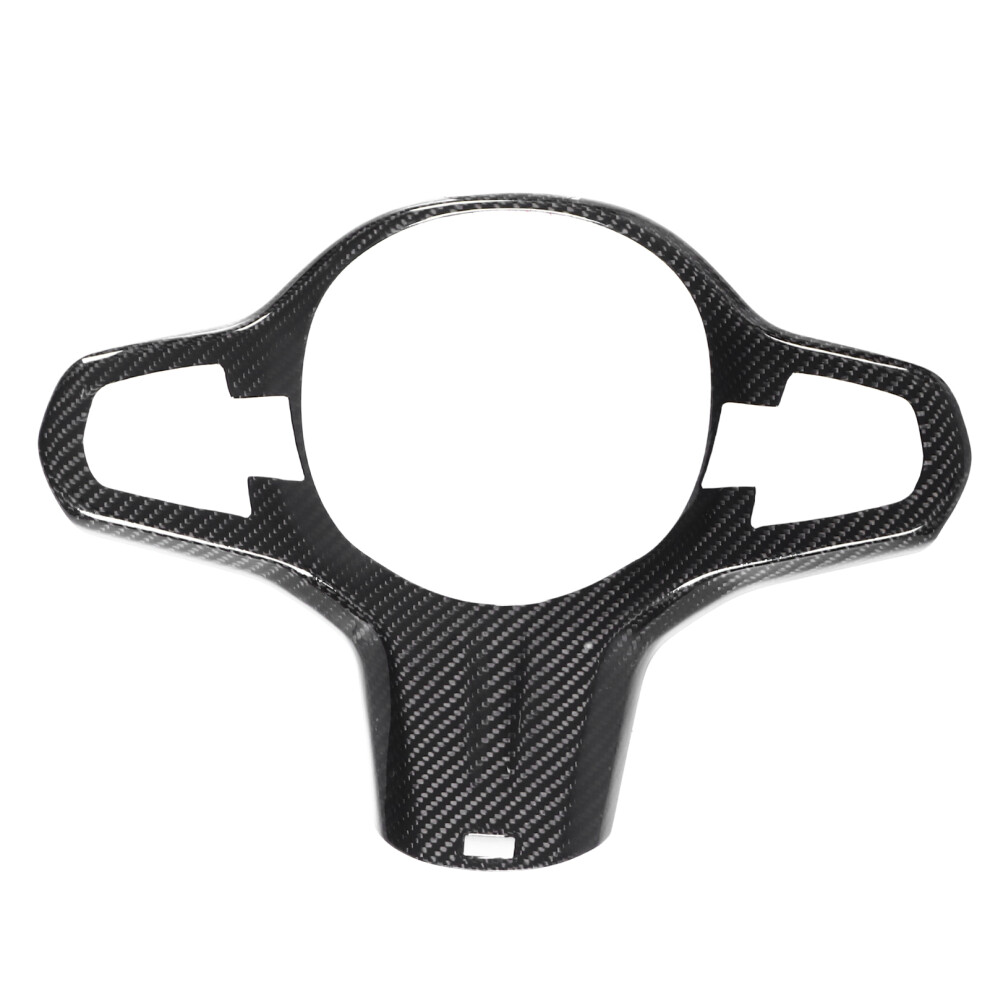 Replacement Steering Wheel Cover Real Carbon Fiber High Temperature Resistant Scratch Resistant Anti Ultraviolet Non Destructive Installation 9482726494188