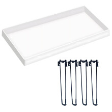 Epoxy Resin Square Table Making Silicone Mould Set Large
