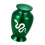 Snake Pattern Pet Ashes Container Water Resistant-Green 1