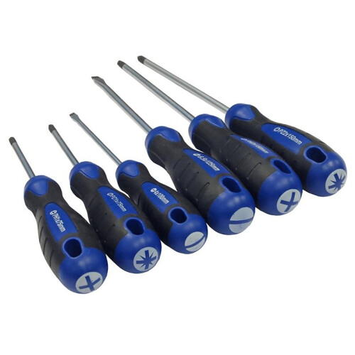 Faithfull Faithfull Boxed Soft Grip Screwdriver Set, 6 Piece 2