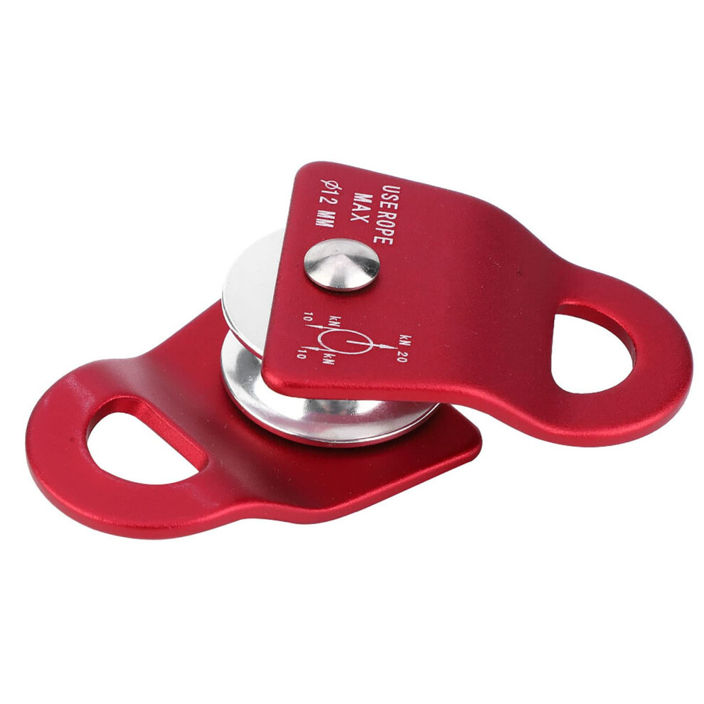 Downhill Pulley Outdoor Metal Side Swing Pulley For Rock Climbing Mountaineering Rope System Compatible Load Capacity 9365049826006