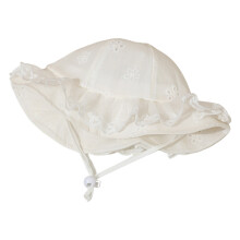 Bonnet doux et-chapeau de pêcheur en dentelle à cinq pétales