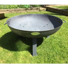 Large Garden Fire Pit Outdoor Patio Camping Cast Iron Bowl Log Burner Heater