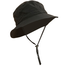 Chapeau de pêcheur de soleil de plage pour femme, visière-Noir