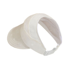 Bo-casquette à visière avec fenêtre en forme de fleur en dentelle