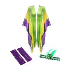 Bandeau de spectacle de Mardi Gras pour-Ensemble combiné 1