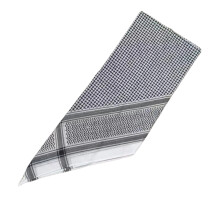 Écharpe Shemagh adulte anti-poussière multi-usages motif-Noir