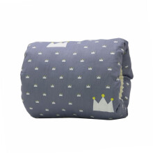 Baby Nursing Pillow Dark Blue Pure Cotton Plus Velvet Thickening Soft and Comfortable Arm Pillow Maternal and Child Supplies