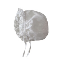 Bonnet en dentelle pliable à larges bords, taille ajustable,-9
