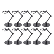 Suporte de exibição para figuras de ação, base de ação robusta com haste de suporte ajustável, design flexível para poses dinâmicas e