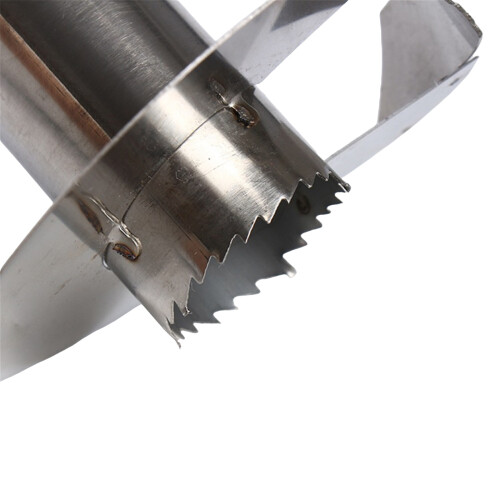 Solid Nonrust Steel Pineapple Peeler for Quick Safe Fruit 1