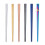 5 Pairs Practical Stainless Steel Chopsticks Set-Black 6