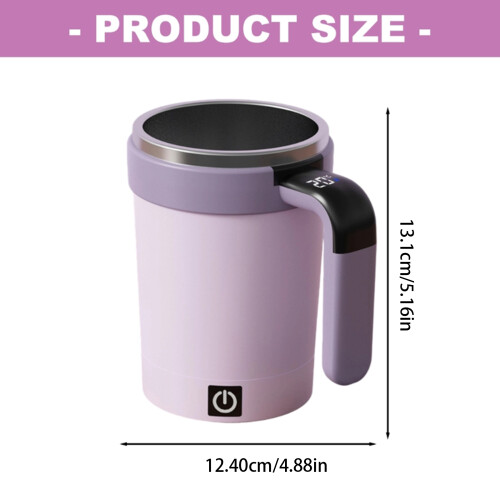 Magnetic Stirring Cup For Coffee Milktea Quick Electric-White 1
