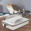 Plastic draagbare kattenbak Katten Gemakkelijk mee te-Blauw 6