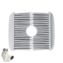 Scratch Resistant Cats Grooming Tool Attaches To Litter