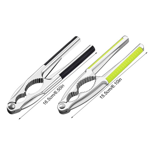 Alloy Nut Crackers Efficient Shell Crushing-mixed color handle 1