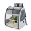 Breathable Parrots Travel Backpacks Cage Removable-600D gray 1