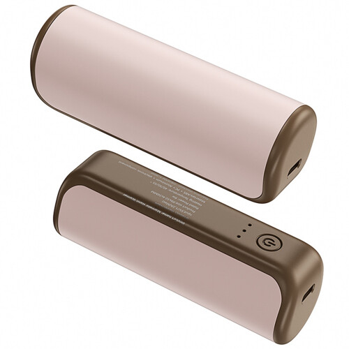 Wiederaufladbare Doppel-Handwärmer mit magnetischer-Rosa