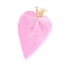 Plüsch-Herzform-Kissen, Heimdekoration, weiches, samtiges-Rosa