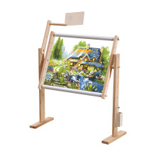 Stickstaffeleien aus Holz mit